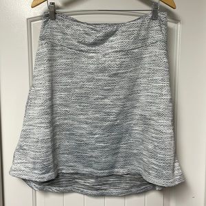 White and black skirt